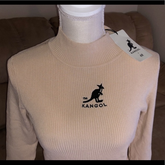 Kangol Tops Kangol X Hm Ribbed Nude Top Poshmark
